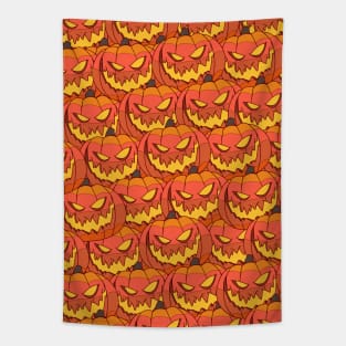 Halloween pumpkin carvings Tapestry