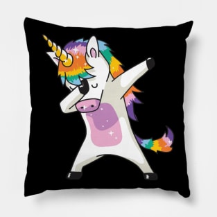 Dabbing Auntie Unicorn Lover Pillow