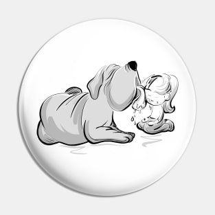 Puppy kisses Pin