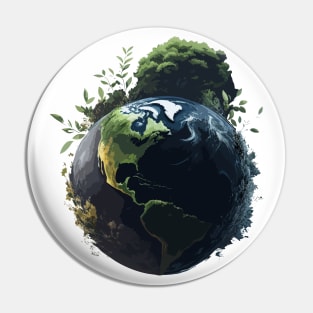 Save Earth Day World Environment Day Inspirational Gift Pin
