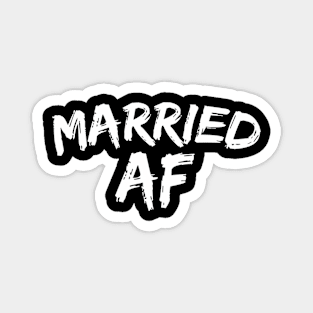 Married Husband And Af Quote Magnet