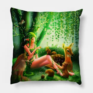 Forest nymph Pillow