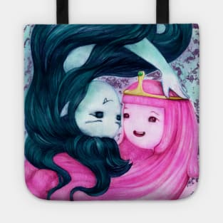 Princess Bubblegum and Marceline the Vampire Queen / Bubbline (Adventure Time fan art) Tote