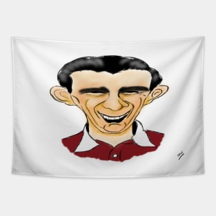 Jimmy Wardhaugh Cartoon Caricature Tapestry