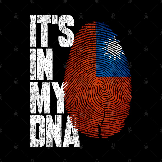 It's In My DNA Taiwanese Shirt Proud Hispanic Gift Taiwan Flag by heart teeshirt