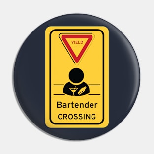 Bartender crossing Pin