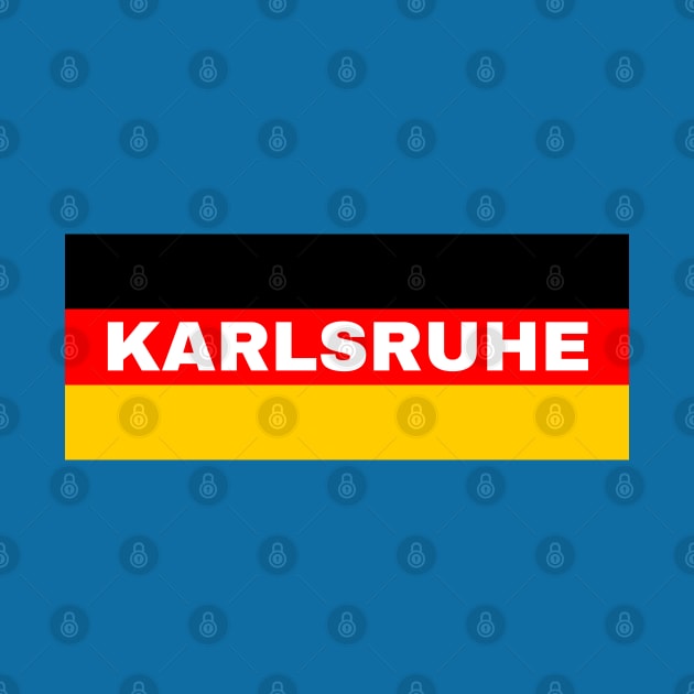 Karlsruhe City in German Flag by aybe7elf