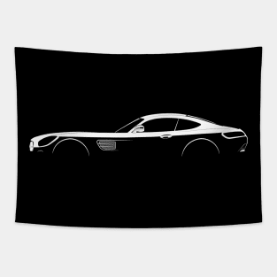 Mercedes-AMG GT S (C190) Silhouette Tapestry