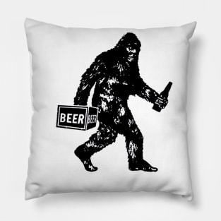 bigfoot beer Pillow