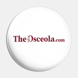 TheOsceola.com Garnet logo Pin