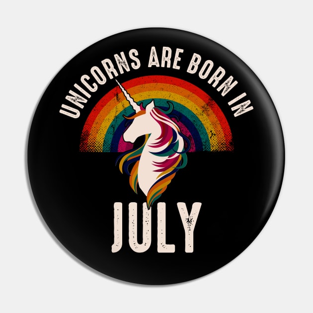 Unicorns Are Born In July Pin by monolusi