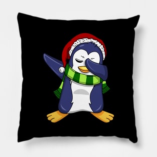 Penguin Dabbing Dab Dance Christmas Gift Pillow