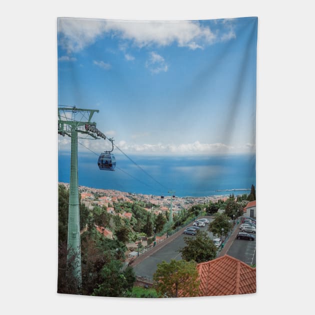 Cable Car Tapestry by RenataCacaoPhotography