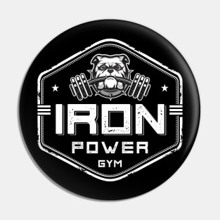 Iron Bulldog Gym Pin