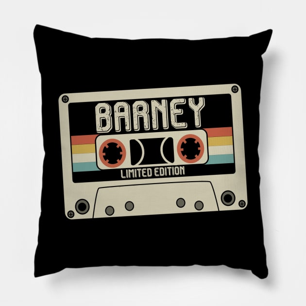 Barney - Limited Edition - Vintage Style Pillow by Debbie Art