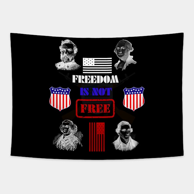 Freedom is not Free Tapestry by St01k@