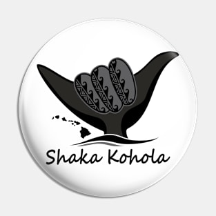 The Shaka Kohala Whale Tail Pin