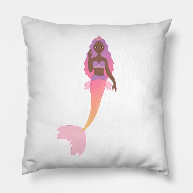 Mermaid 24 Pillow by littlemoondance