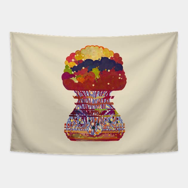 Sunset Bouquet Tapestry by Bardicious Studios