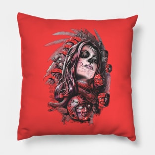 Coyolxuahqui Pillow