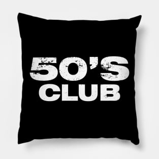 50's 1950's Club Vintage Pillow