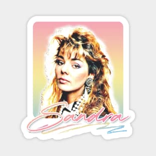 Sandra Cretu ///  80s Retro Fan Art Design Magnet