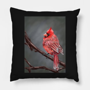 Red Cardinal Pillow