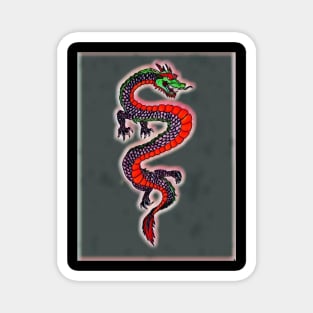 Chinese Dragon 4 Magnet