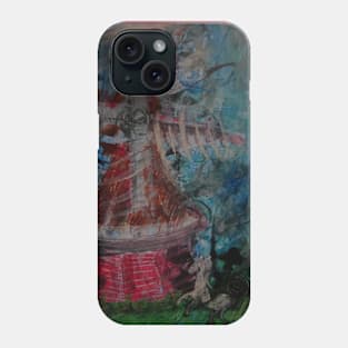 Don Chisciotte fighting against the windmill -1 Phone Case