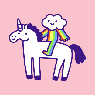 Unicorn and Rainbow T-Shirt