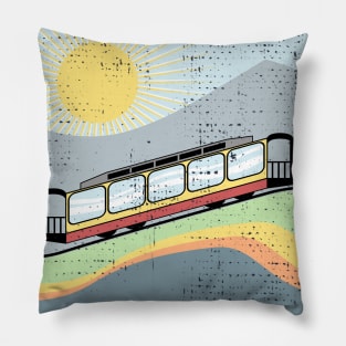 Lookout Mountain Incline Railway "So Inclined" Pillow