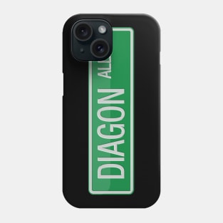 Diagon Alley  Road Sign Phone Case