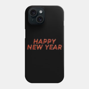 Happy New Year - Red Phone Case