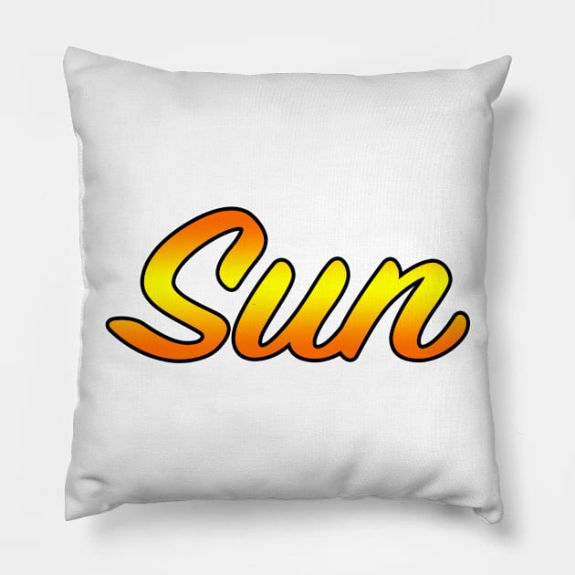 Sun Pillow by lenn