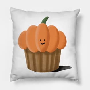 Pumpkin Muffin Illustration Cartoon Pillow