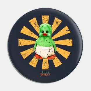 Orville The Duck Retro Japanese Pin