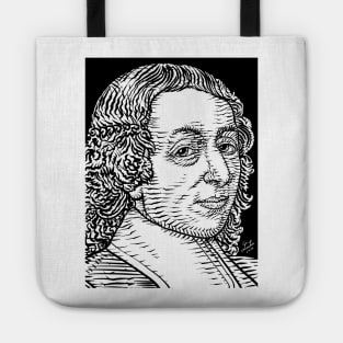 BLAISE PASCAL ink portrait Tote