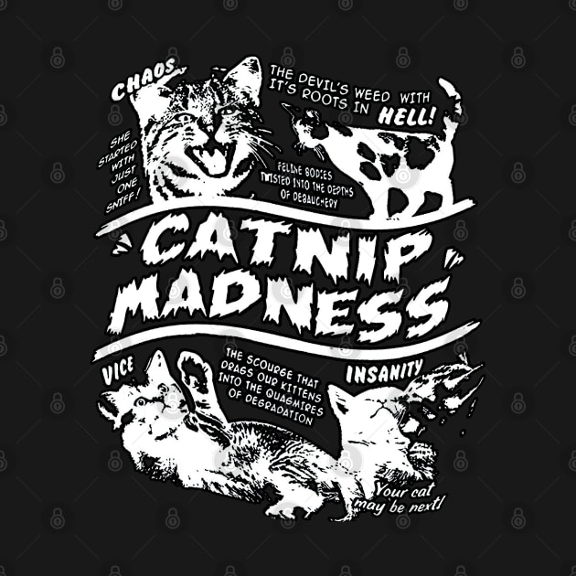 Catnip Madness Cute Kitten Funny Cat Pet Humor by masterpiecesai