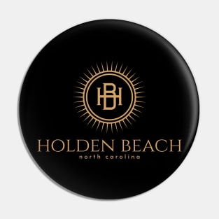 Holden Beach, NC Summertime Monogrammed Sun Pin