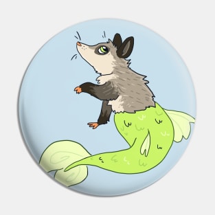 Merpossum Pin