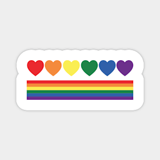 Colourful heart Magnet