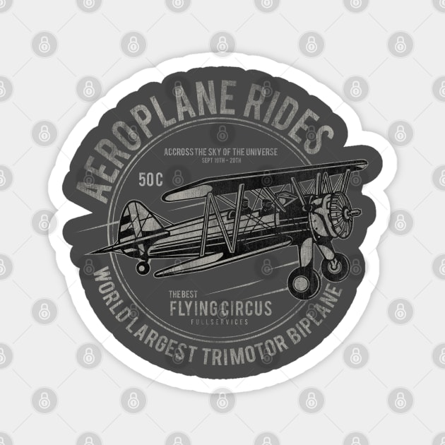 Aeroplane Rides Magnet by drewbacca