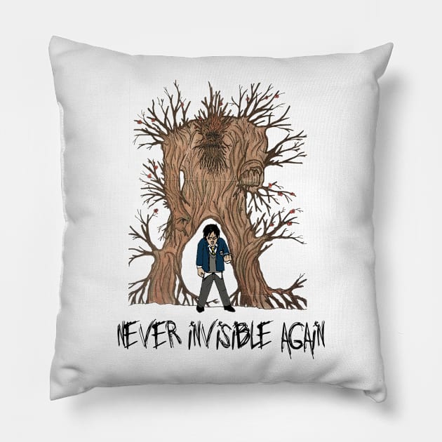 Never invisible again Pillow by GeekLove
