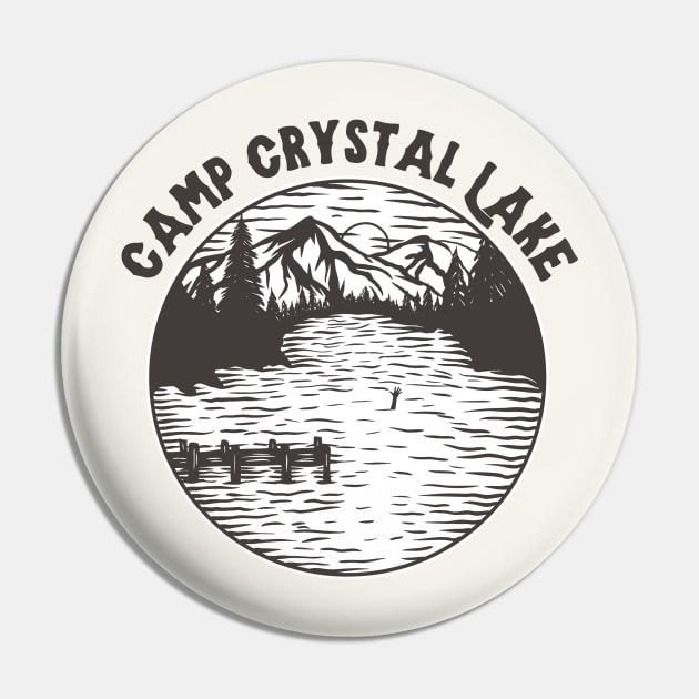 Camp Crystal Lake Pin by Eighties Flick Flashback