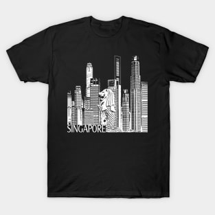 Singapore, Southeast Asian City, Souvenir Travel T-Shirt