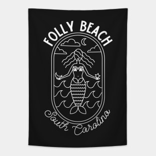 Folly Beach South Carolina SC Tourist Souvenir Tapestry