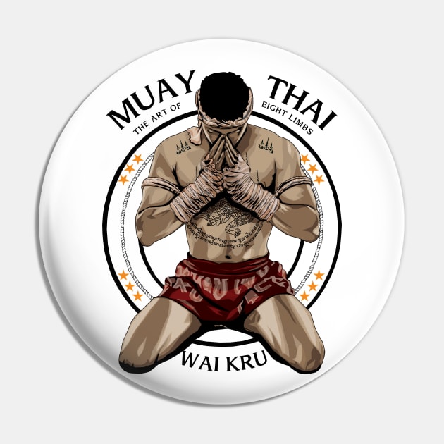 Muay Thai Wai Kru Pin by KewaleeTee