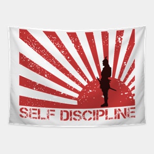 Samurai self-discipline Tapestry