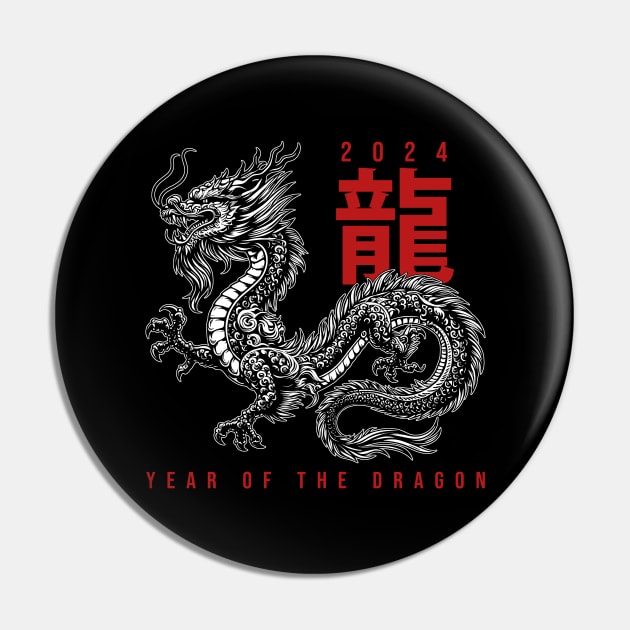 Year Of The Dragon 2024 Pin by Sachpica