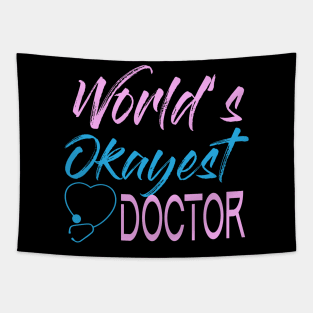 world's okayest doctor Tapestry